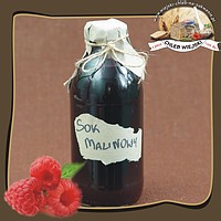 Naturalny sok malinowy